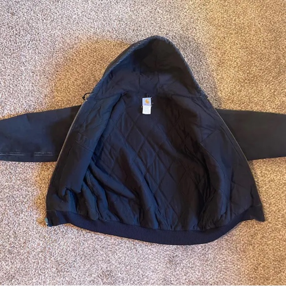 Carhartt Quilted Black Jacket